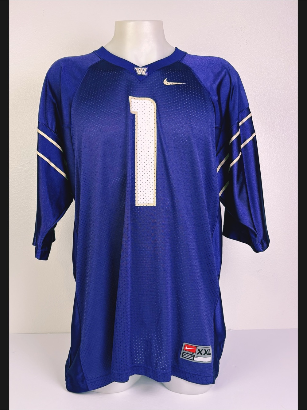 Vintage Nike Washington Huskies #1 Football Jersey XXL Purple NCAA